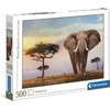 CLEMENTONI dėlionė Afrikos saulėlydis, 500d., 35096