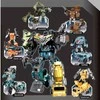 Transformuojamas robotas 6in1 "Heavy Mech"