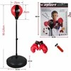 Vaikiškas bokso rinkinys su reguliuojamu stovu (iki 120cm)