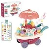 Žaislinis saldainių vežimėlis su priedais CANDY CART
