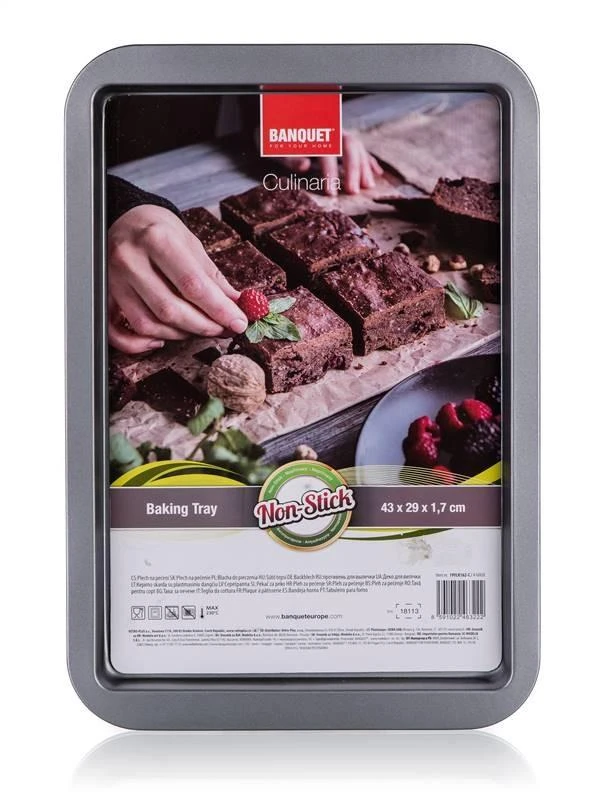Banquet Kepimo forma 43X29cm Raudona Culinaria