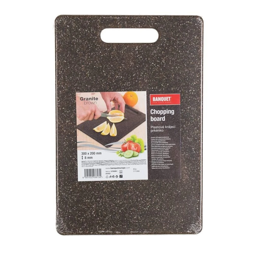 Banquet Lentelė pjaustymui iš plastiko 30x20cm,Granite