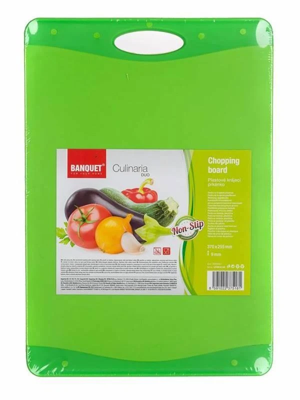 Banquet plastikinė pjaustymo lentelė 37x25,5x0,9cm,Ž