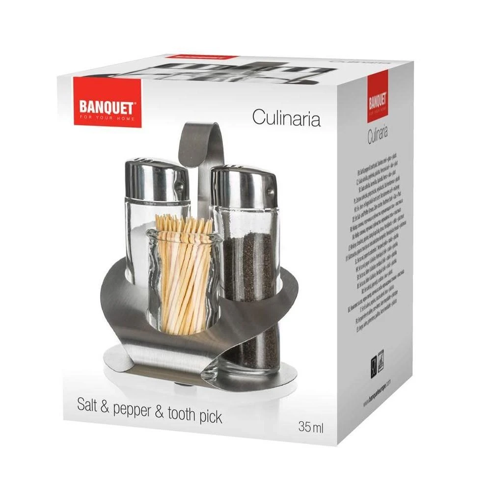 Banquet Prieskoninės iš stiklo Culinaria 35ml 4d