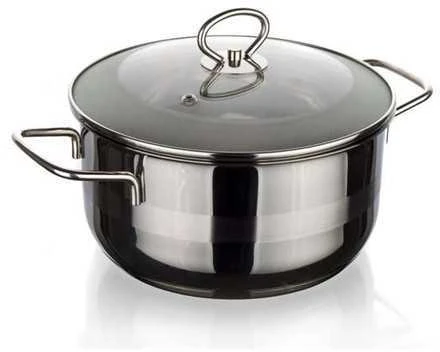 Banquet Puodas 4l "Matte line" su stikliniu dangčiu