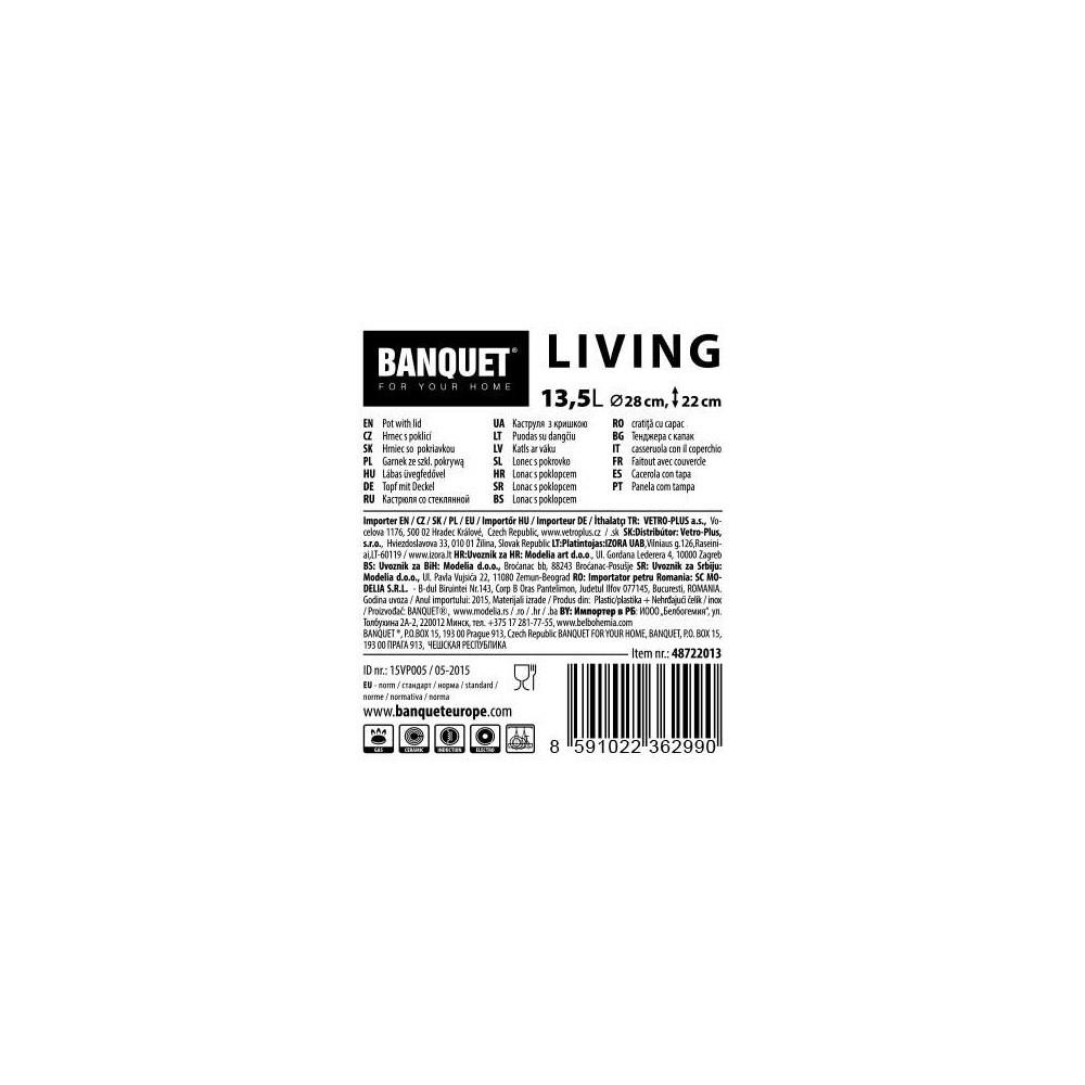 Banquet Puodas iš nerūdijančio plieno13,5l,"Living"