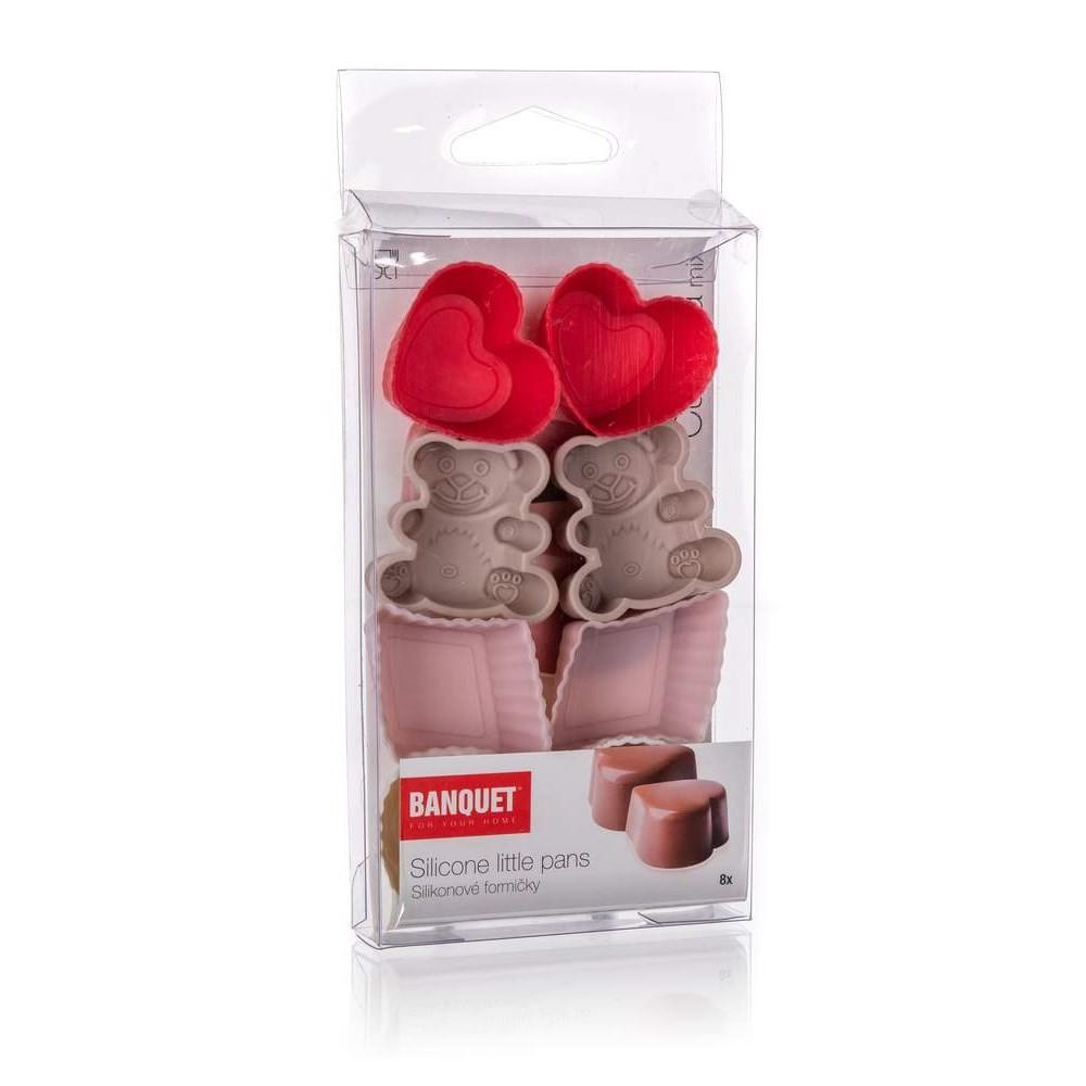 Banquet Silikoninės formelės 3,3cm 8vnt šokoladui