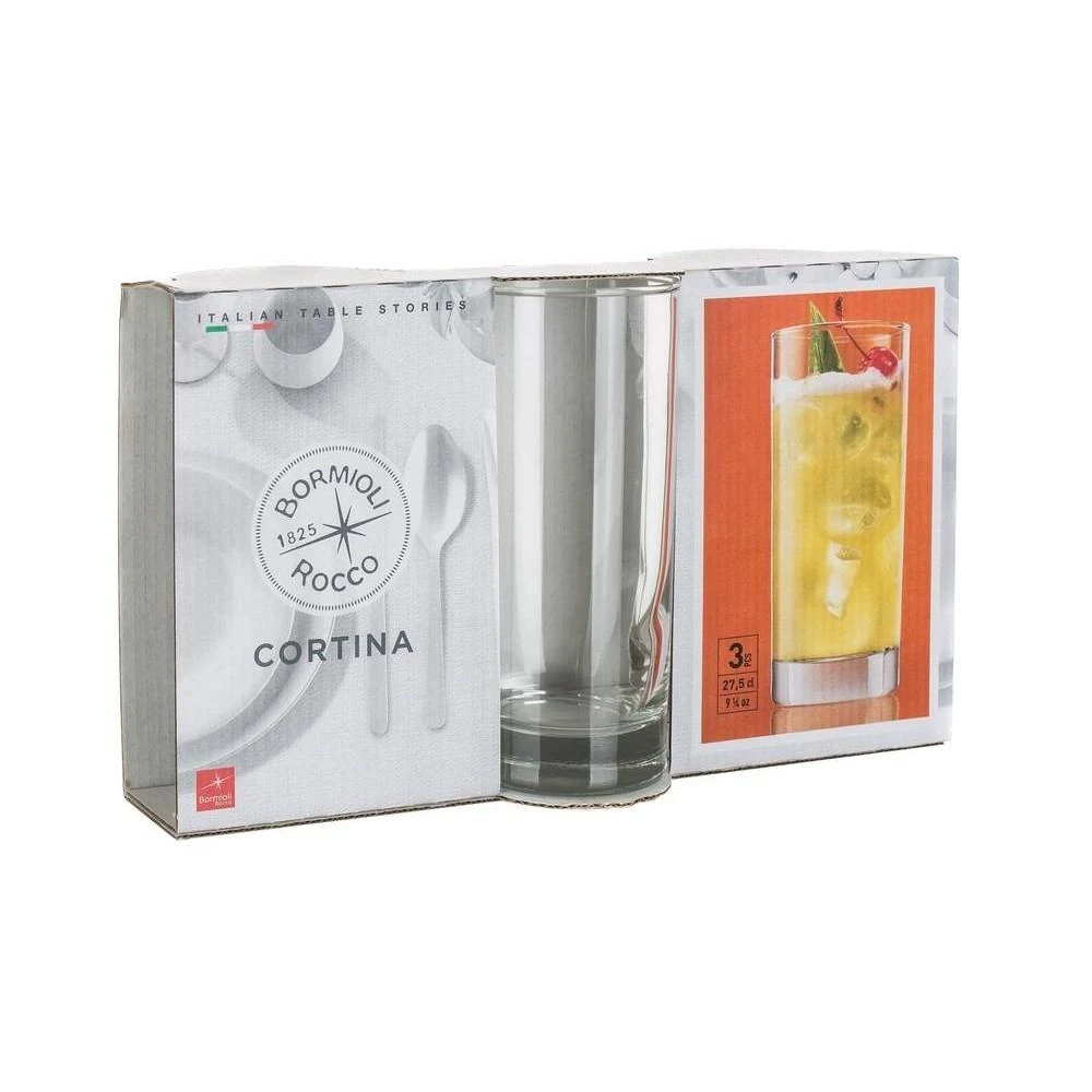 Banquet Stiklinės Cortina 3vnt 275ml