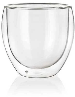 Banquet Stiklinis puodelis be ąselės, dvigubomis sienelėmis 1vnt 250ml Doblo