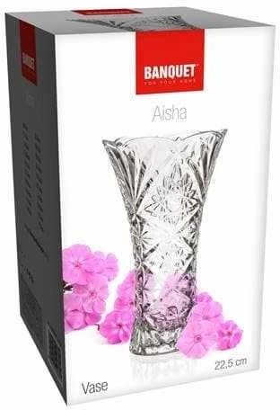 Banquet Vaza iš stiklo 22,5 cm, "Aisha"