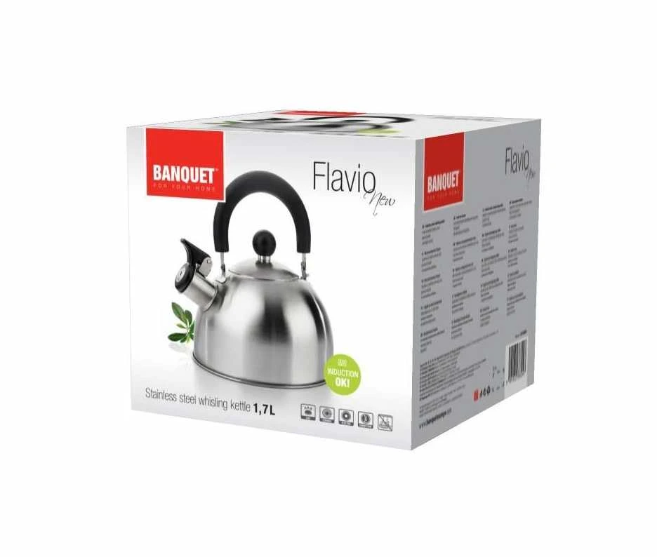 Banquet Arbatinukas 1,7l "Flavio", iš nerūdijančio plieno