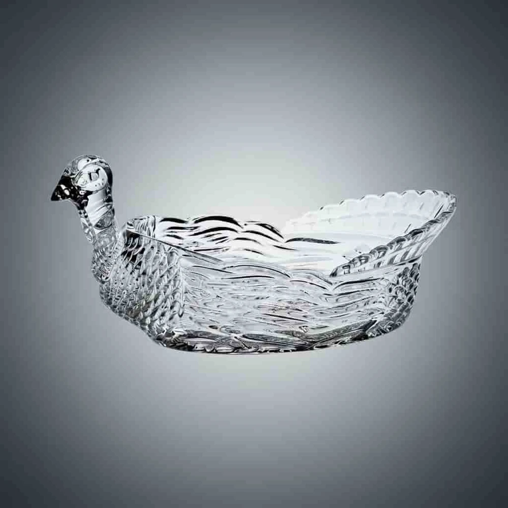 Crystal Bohemia Bohemia krištolinis dubuo 31,5cm "Kalakutas"