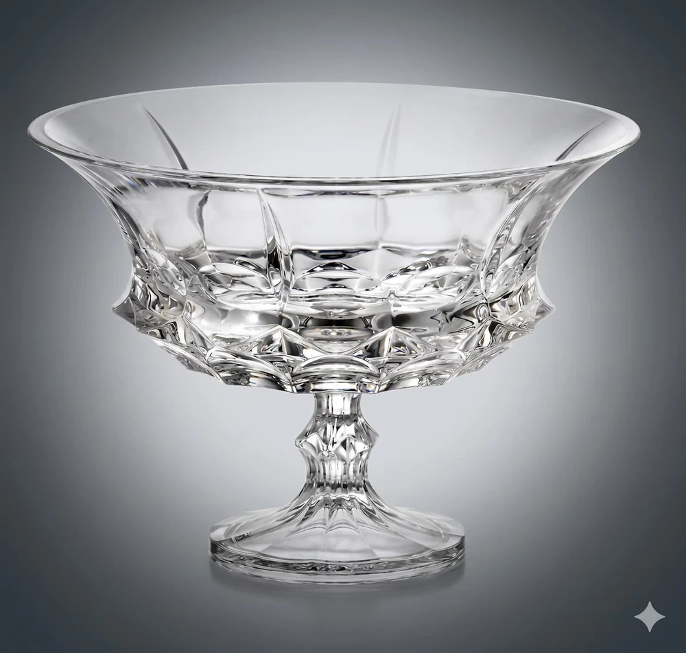 Crystal Bohemia Bohemia Dubuo ant kojos 33 cm