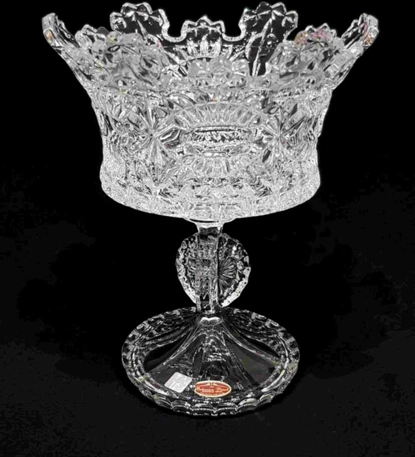 Crystal Bohemia Bohemia krištolinė vaisinė 26cm, "Karūna"