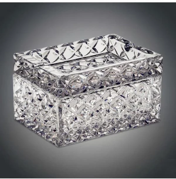 Crystal Bohemia Bohemia krištolinė dėžutė 12cm
