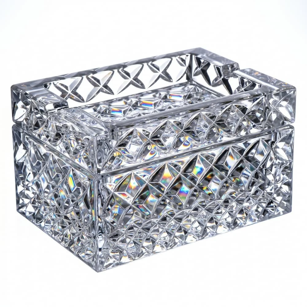 Crystal Bohemia Bohemia krištolinė dėžutė 12cm