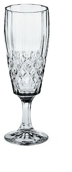 Crystal Bohemia Bohemia krištolinės taurės šampanui 160ml 6vnt, Angela