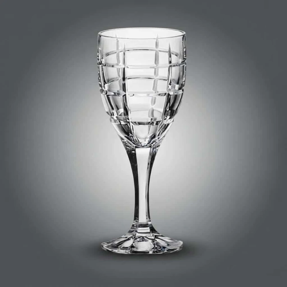 Crystal Bohemia Bohemia krištolinės taurės vynui 240ml 6vnt ,Timesquare