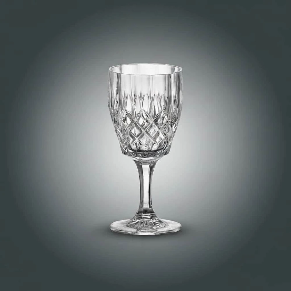 Crystal Bohemia Bohemia krištolinės taurės vynui 200ml 6vnt, Angela