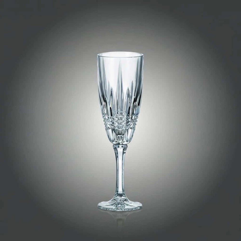 Crystal Bohemia Bohemia krištolinės taurės šampanui 180ml 6vnt, Vibes
