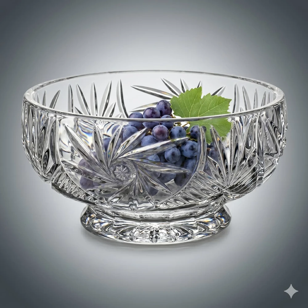 Crystal Bohemia Bohemia krištolinis dubuo 20,5cm