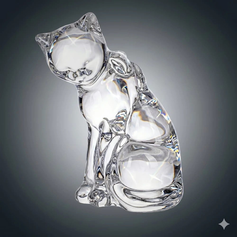 Crystal Bohemia Bohemia suvenyras 9cm "Katinas"