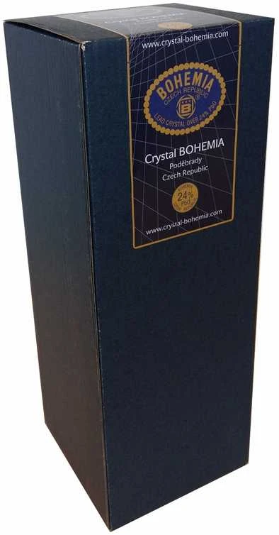 Crystal Bohemia Bohemia Vaza ant kojelės 39cm, Bromelias
