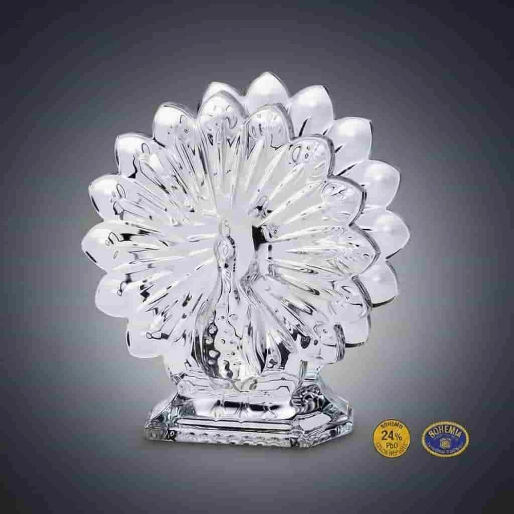 Crystal Bohemia Bohemia krištolinis laikiklis servetėlėms,"Povas"