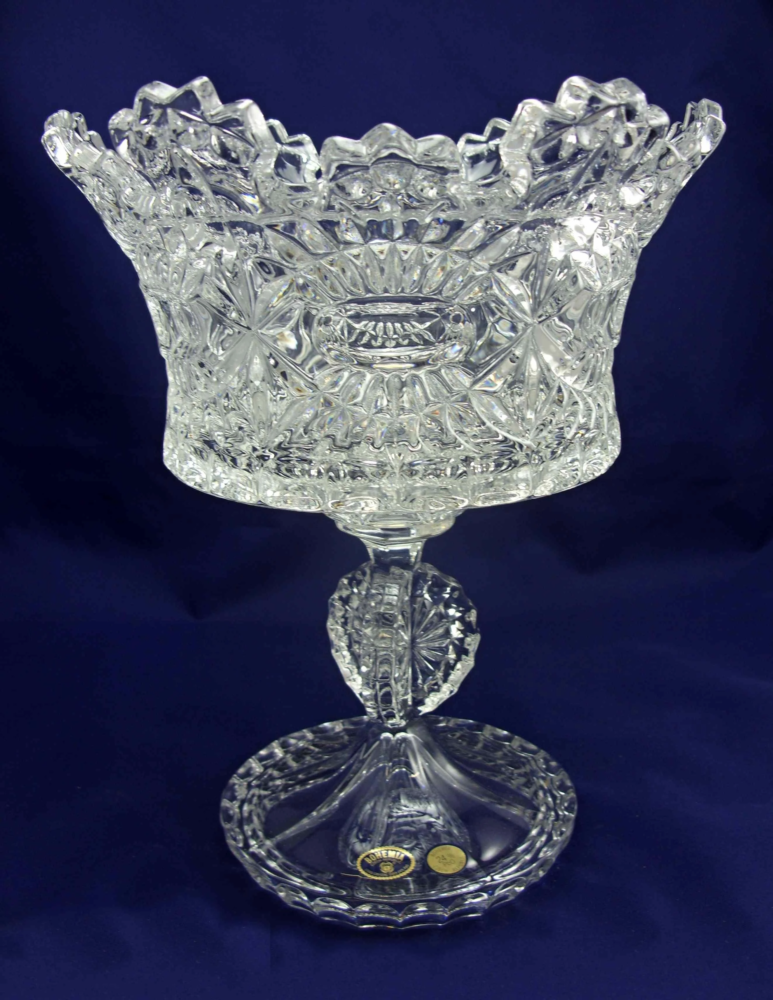 Crystal Bohemia Bohemia krištolinė vaisinė 26cm, "Karūna"