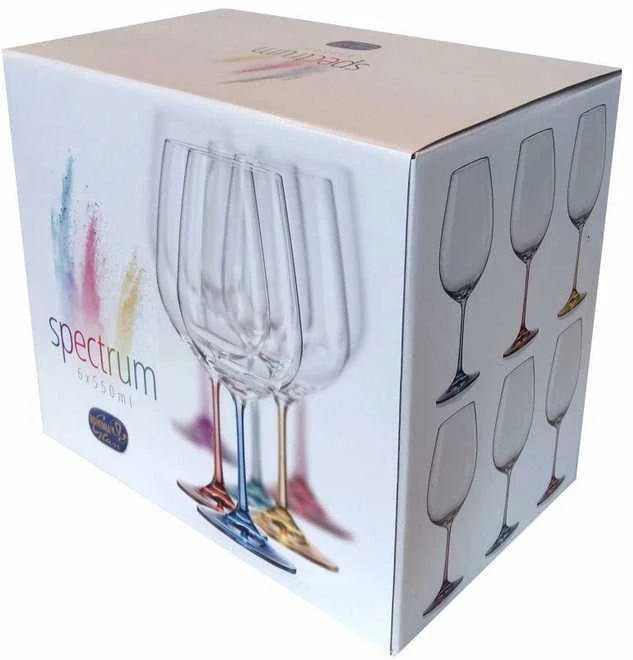 Crystalex Taurės vynui 550ml. Spectrum