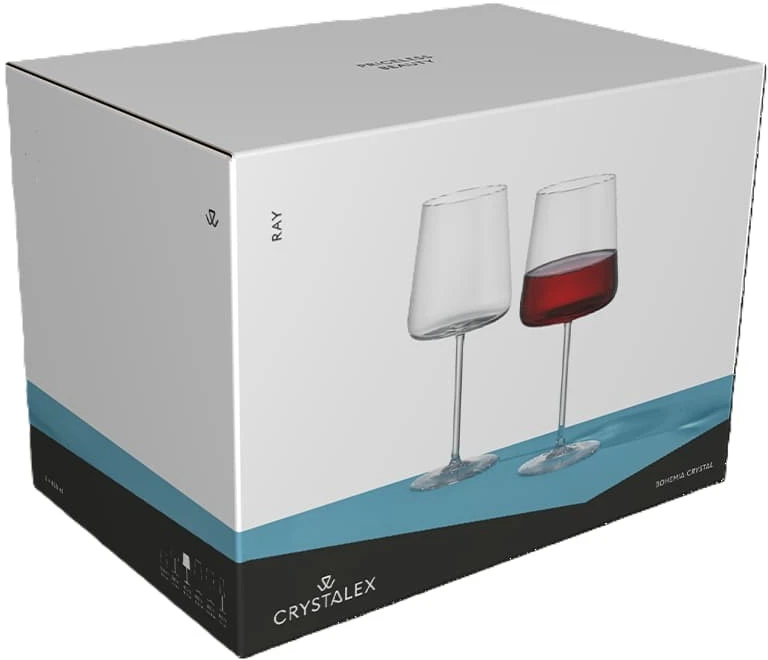 Crystalex Taurės vynui 450ml 2vnt, RAY
