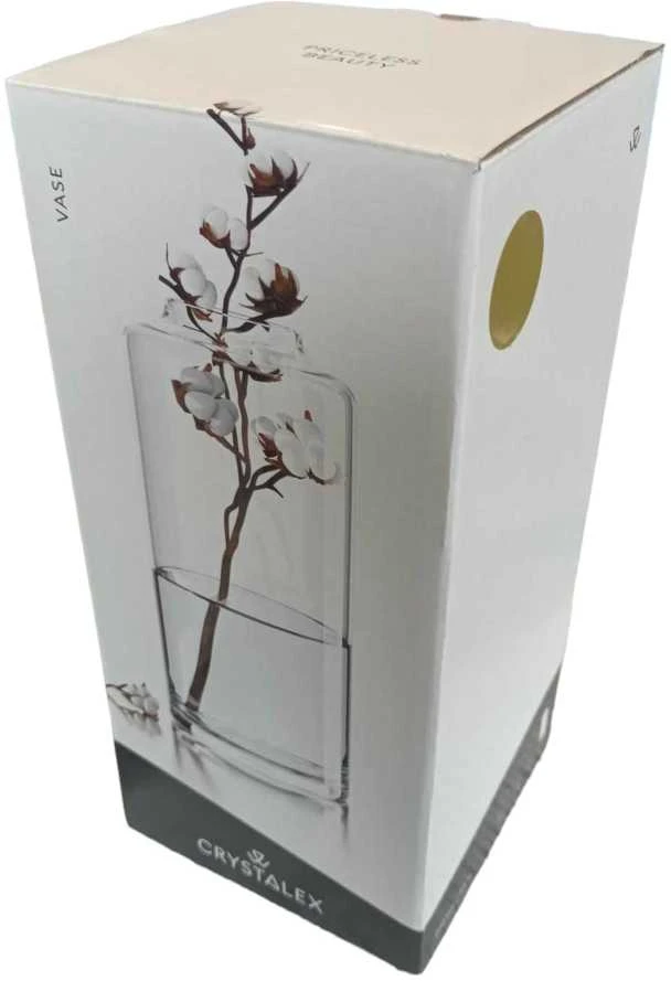 Crystalex Vaza 24cm D5387, gelsva