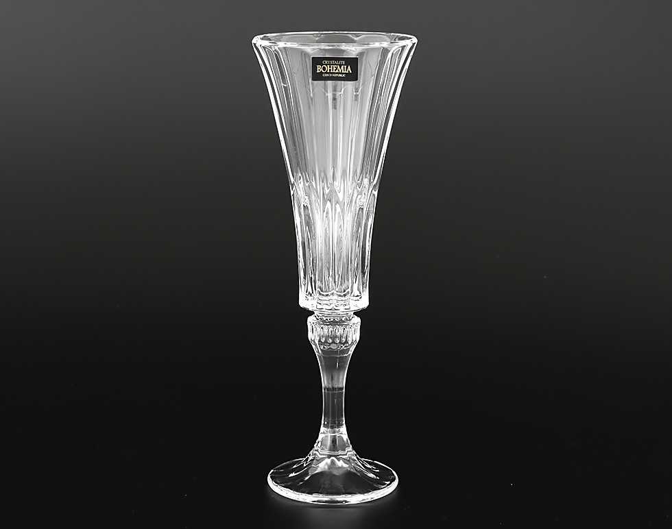 Crystalite Bohemia Taurės šampanui 180ml 6vnt "Wellington"