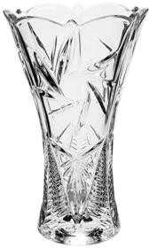 Mondex Crystalite Bohemia vaza 20,5 cm, vėjo malūnėlio formos