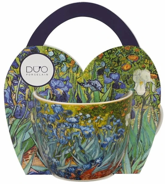 DUO Porcelianinis puodelis 460ml, Irisai