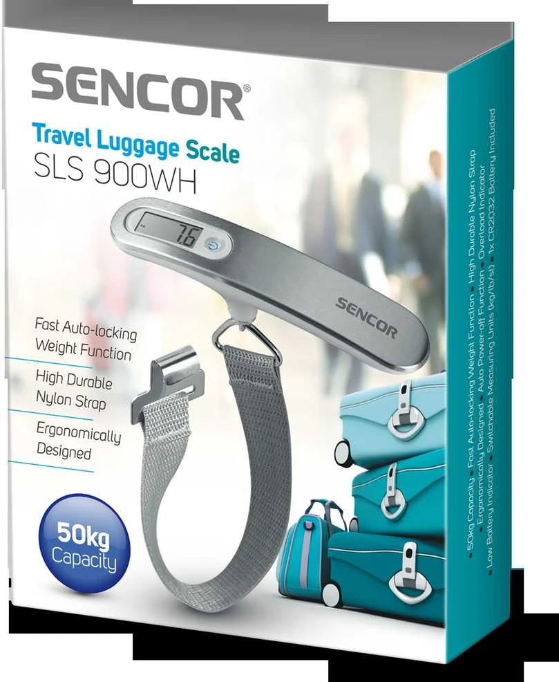 Elektroninės svarstyklės bagažui "Sencor"