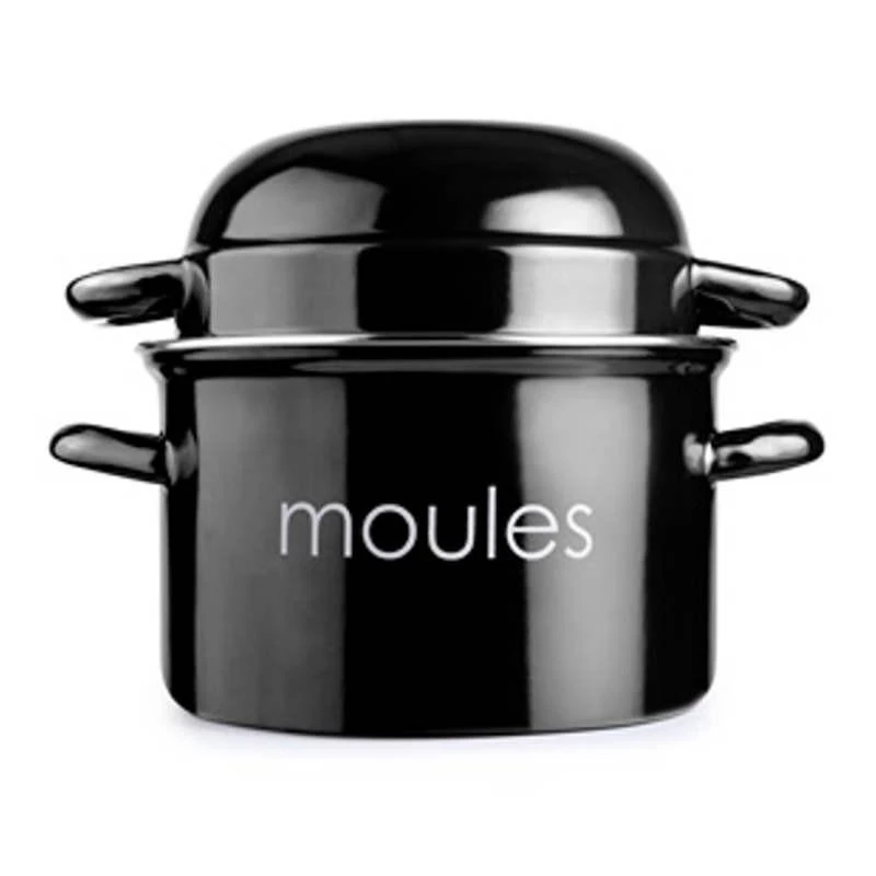 Ibili emaliuotas puodas midijoms virti 18cm IB914618N