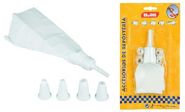 Ibili konditerinis maišas su 5 antgaliais,plast.