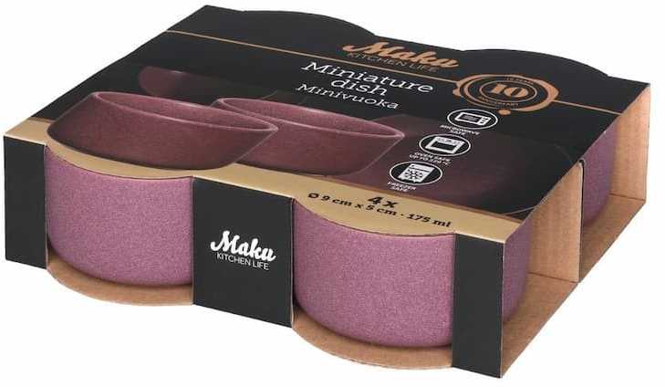 Maku kepimo indeliai 4vnt, violetiniai