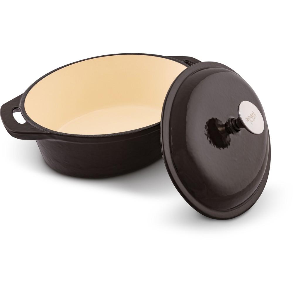 Lamart Troškintuvas emaliuotas, ketaus 3,6l 35,5-21x11,5cm