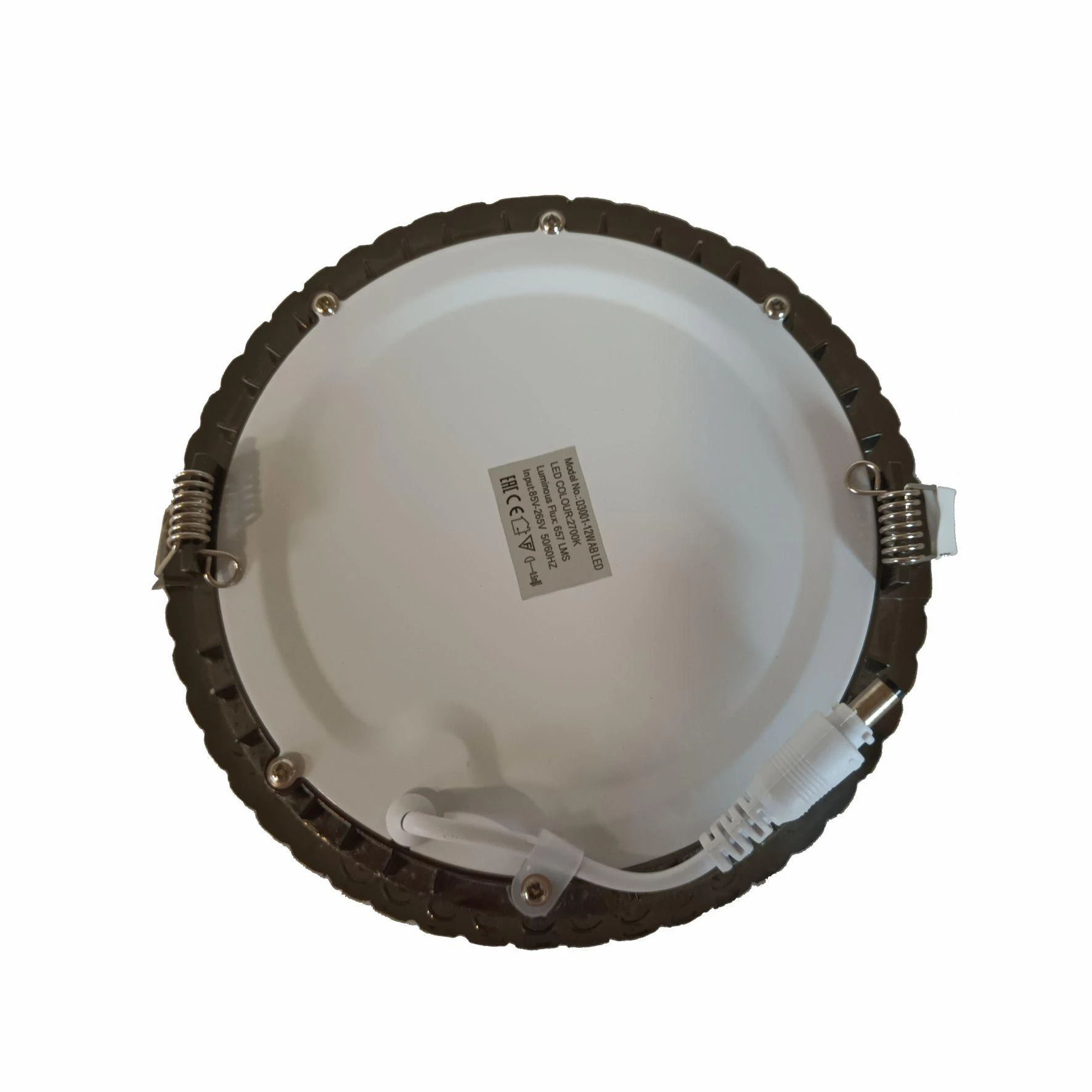 Įmontuojamas apvalus LED šviestuvas "VESTA" 12W