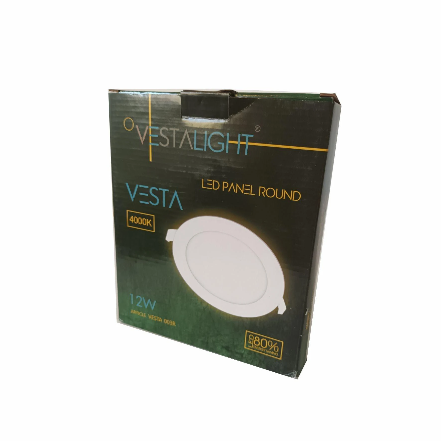 Įmontuojamas apvalus LED šviestuvas "VESTA" 12W