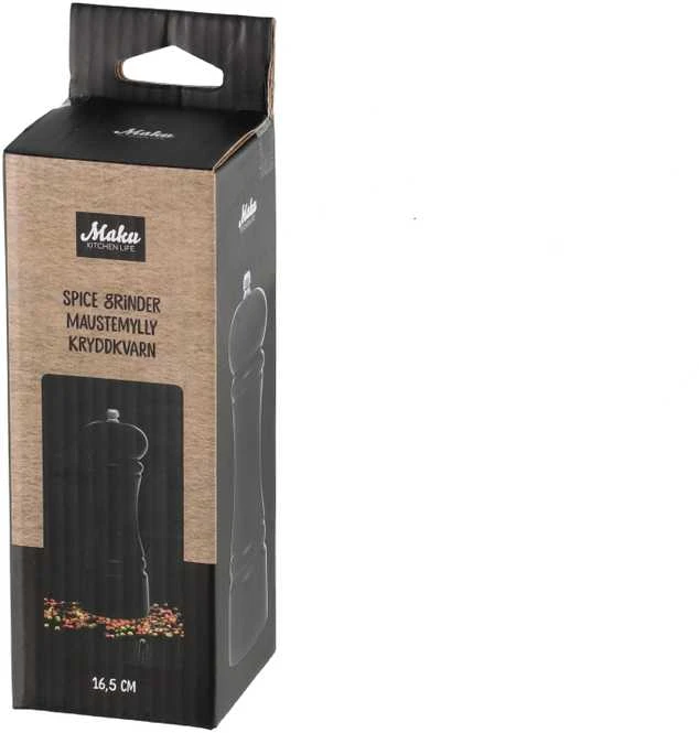 Pipirų malūnėlis Maku 16,5cm juodas