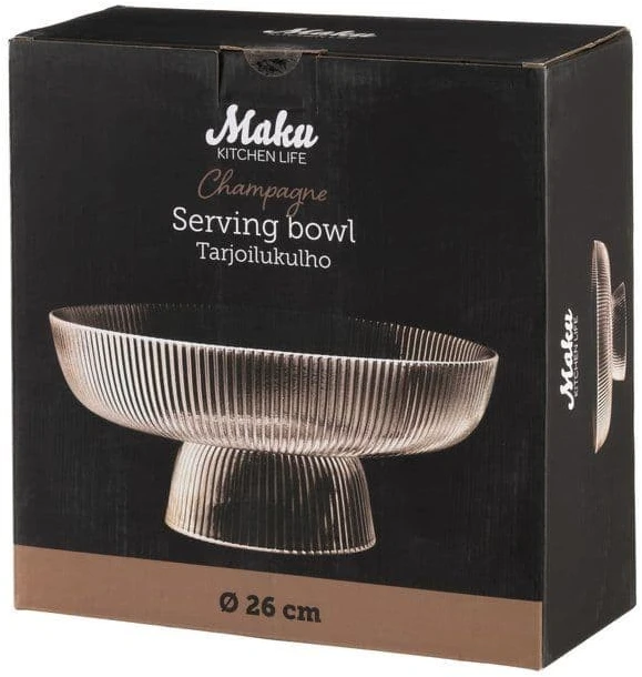 Maku serviravimo dubuo 26cm, šampano spalvos