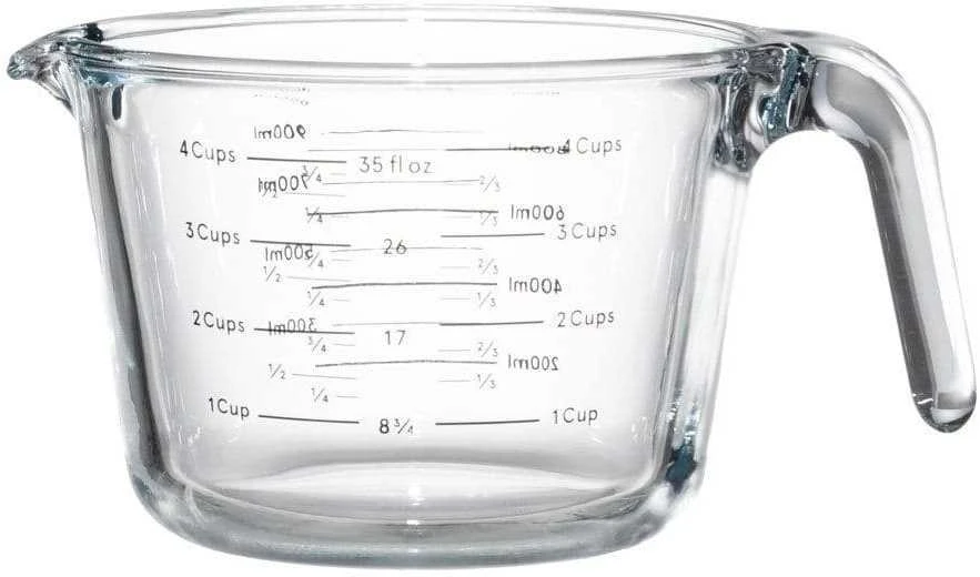 Maku stiklinė matuoklė 1l (11cm)