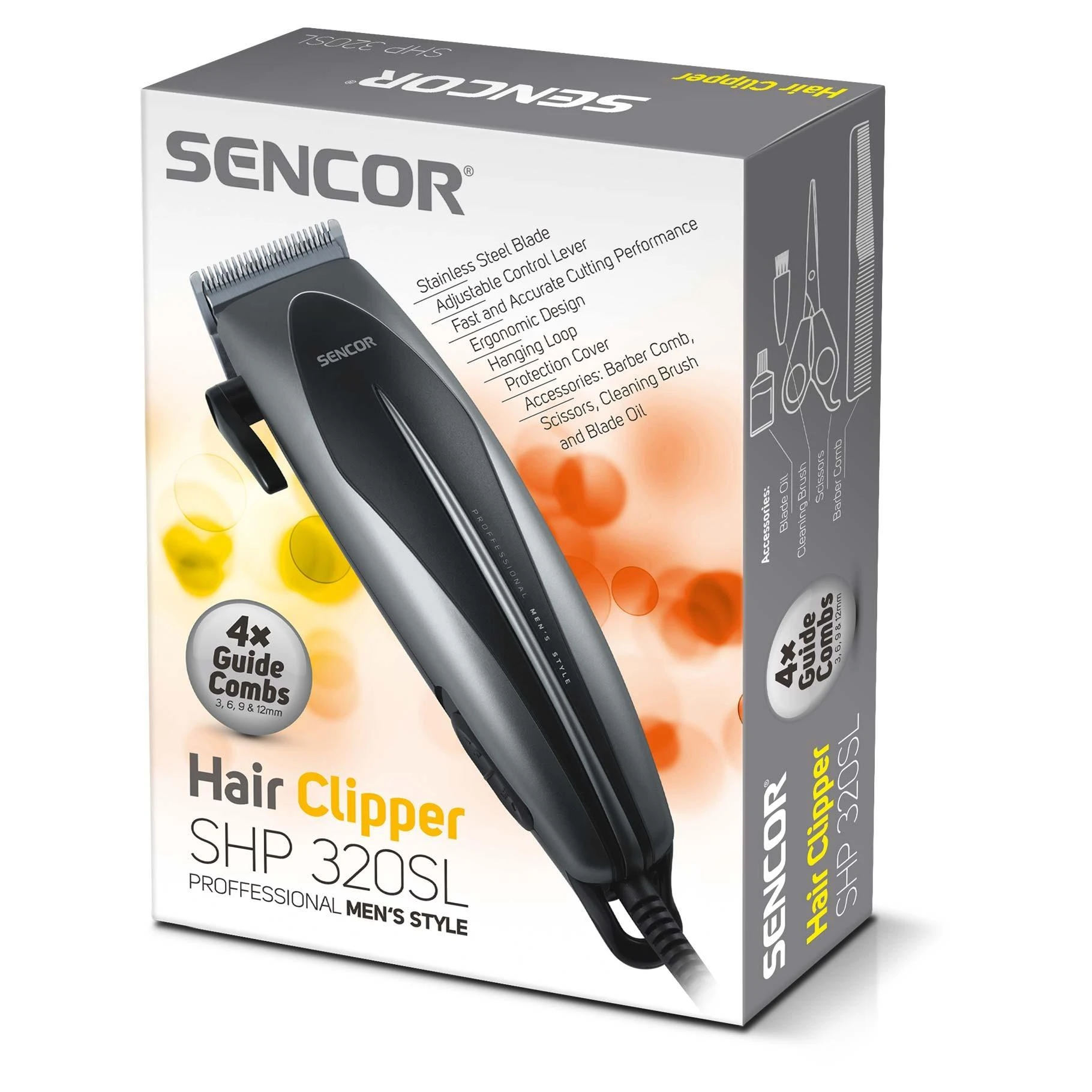 Sencor plaukų kirpimo mašinėlė SHP320SL
