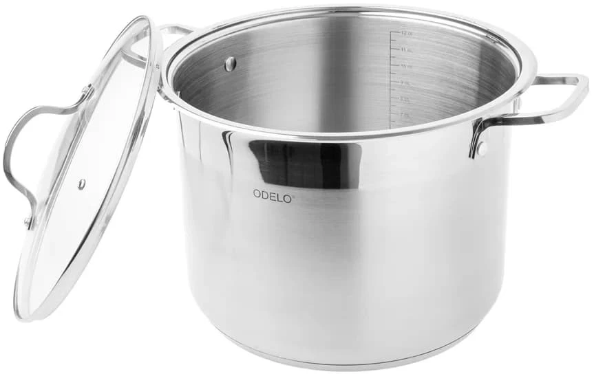 Puodas 28cm(13l), nerūdijantis plienas, su stikliniu dangčiu Arden