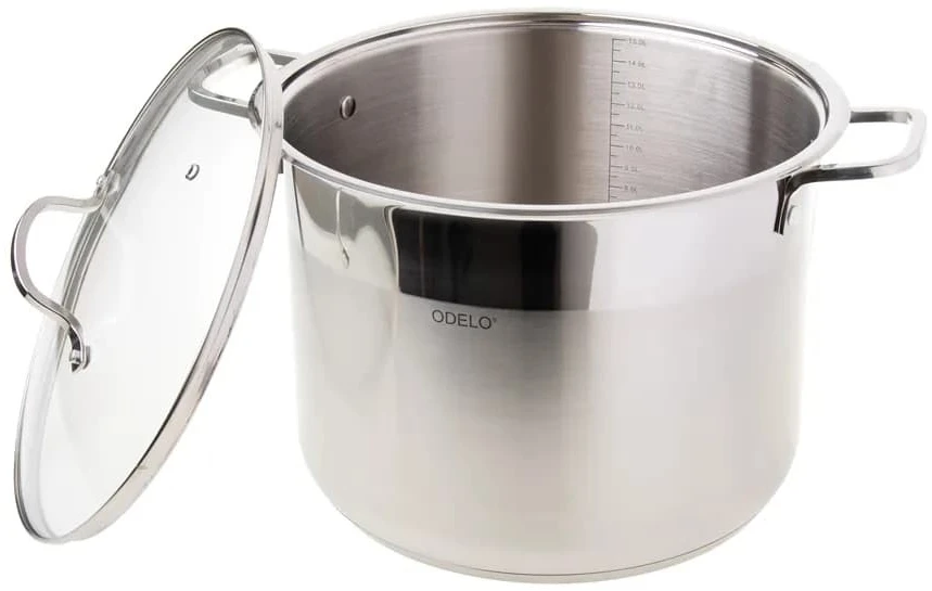 Odelo Puodas 30cm(16l), nerūdijantis plienas, su stikliniu dangčiu Arden