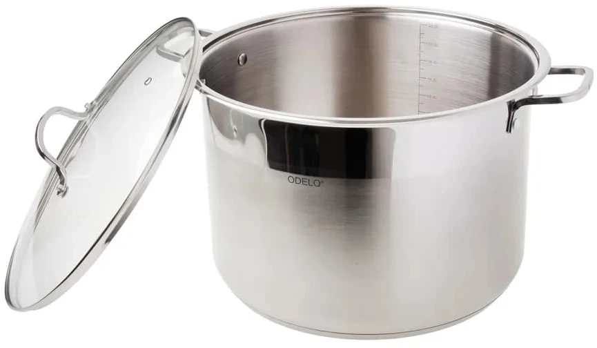 Odelo Puodas 34cm(22l), nerūdijantis plienas, su stikliniu dangčiu Arden