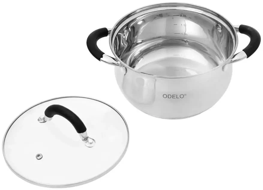 Odelo Puodų rinkinys 8 dalių (1,8+2,5+3,4l+4,6l), nerūdijantis plienas, LIAM